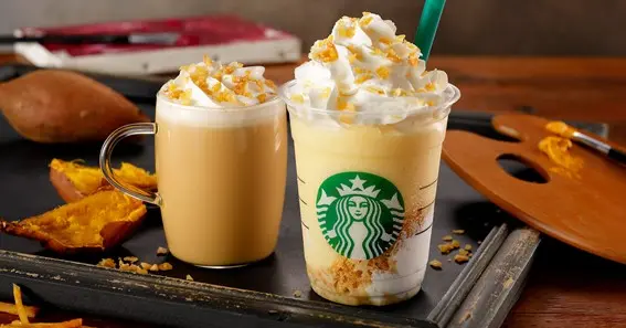 Difference between frappuccino and latte beverage