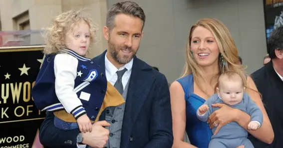 Ryan reynolds Children with Name