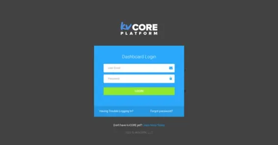 kvCORE login