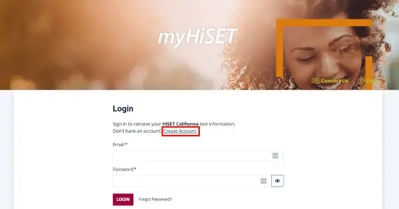 HiSET login