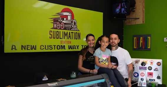 sublimation station